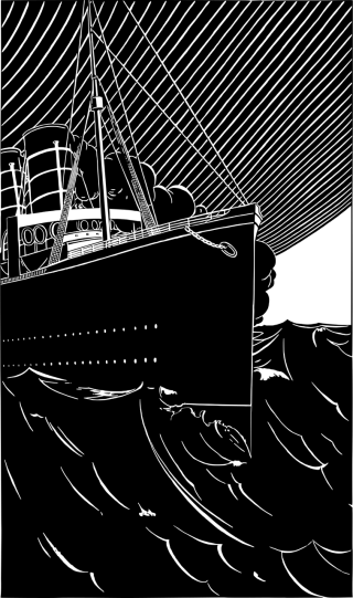 Ship Boat Line art Stickdatei – Fahrzeuge