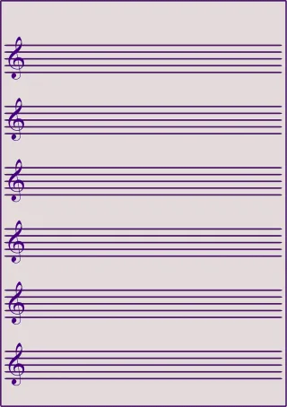 Sheet Music sheet Composing Stickdatei