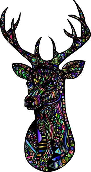 Deer Buck Animal Stickdatei – Tiere