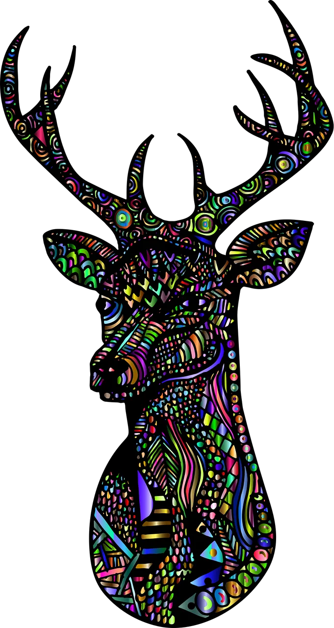 Deer Buck Animal Stickdatei – Tiere
