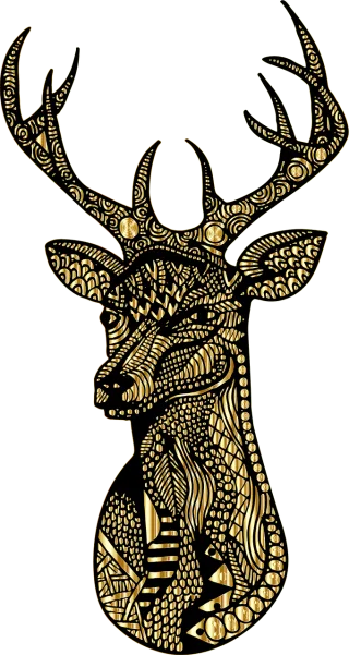 Deer Buck Animal Stickdatei