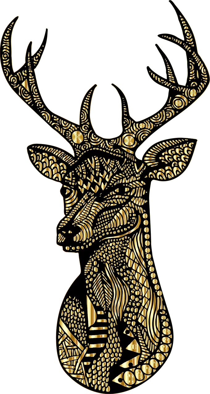 Deer Buck Animal Stickdatei – Tiere