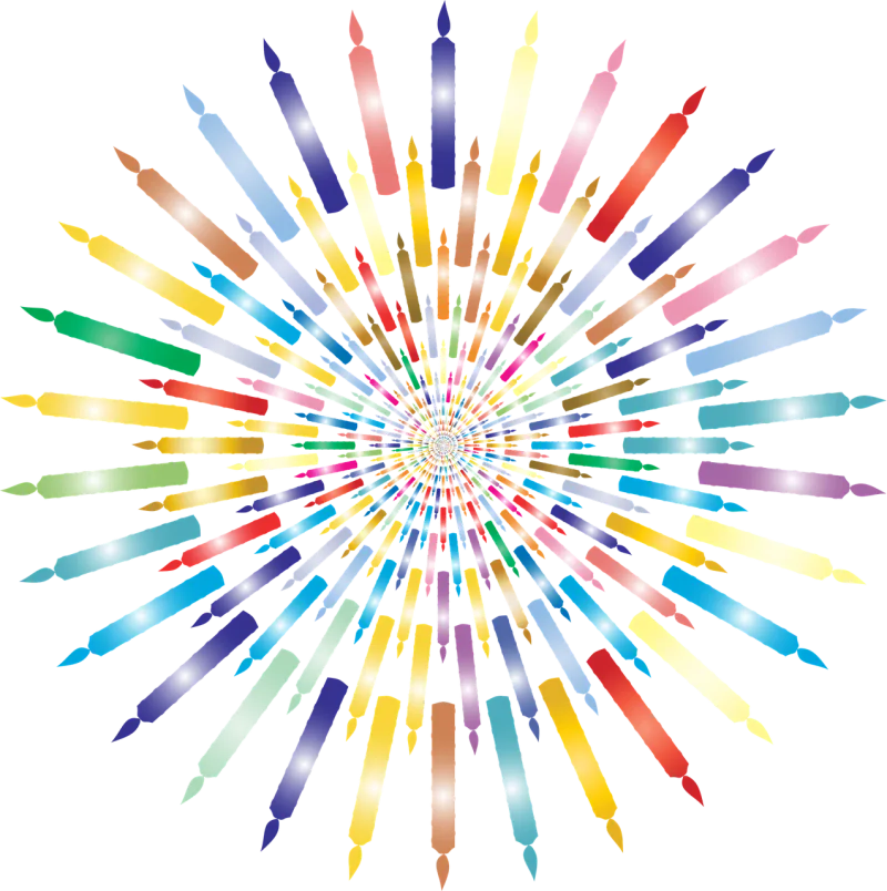 Candles Birthday candles Mandala Stickdatei – Weihnachten