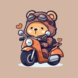 Bear Teddy Toy Stickdatei