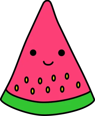 Watermelon Fruit Sweet Stickdatei