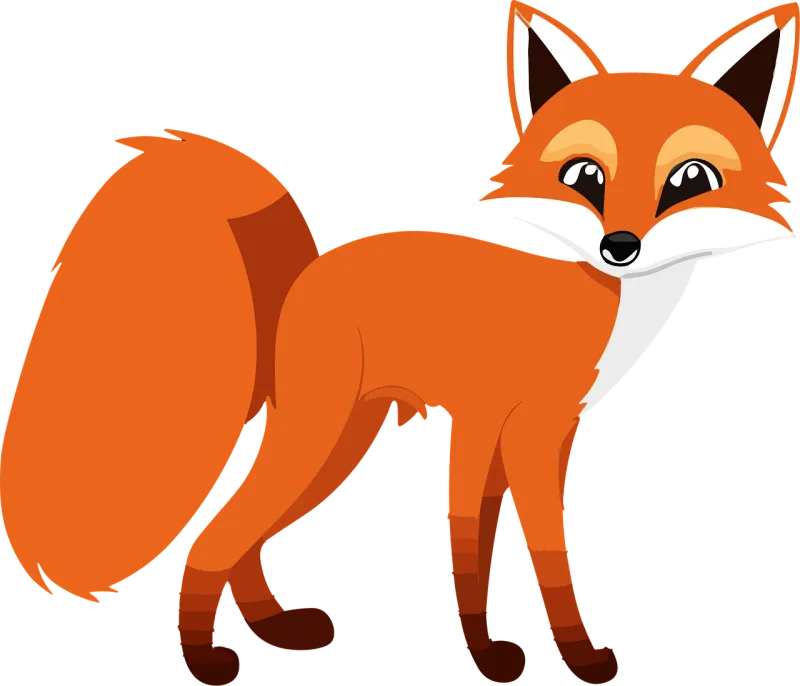Ai generated Fox Canine Stickdatei – Tiere