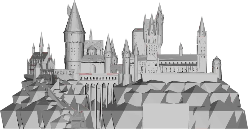 Hogwarts Castle Harry potter Stickdatei – Kinder