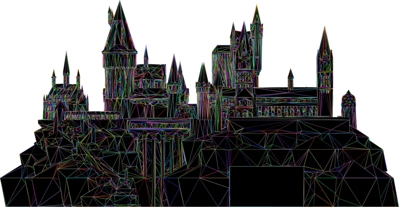 Hogwarts Castle Harry potter Stickdatei – Kinder
