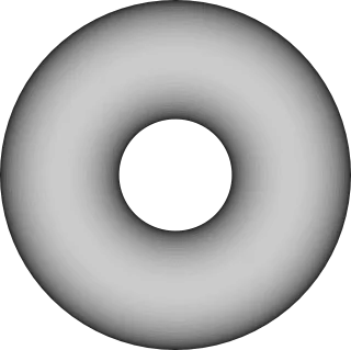Torus Donut Geometric Stickdatei