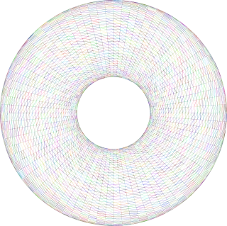 Torus Donut Geometric Stickdatei