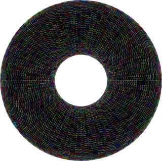 Torus Donut Geometric Stickdatei