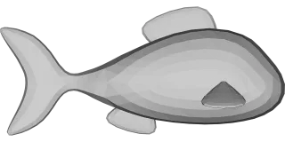Fish Nature Low poly Stickdatei