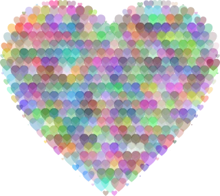 Heart Love Fractal Stickdatei