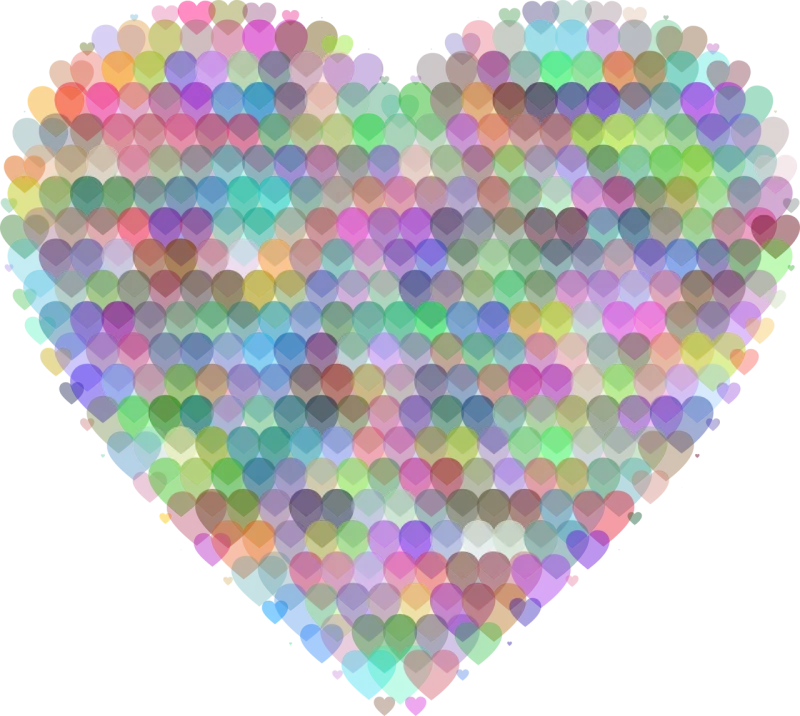 Heart Love Fractal Stickdatei – Herzen & Liebe