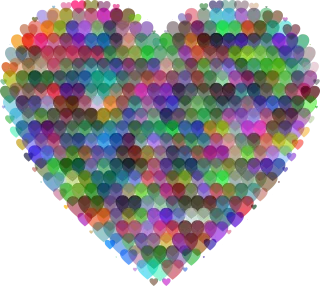 Heart Love Fractal Stickdatei – Herzen & Liebe