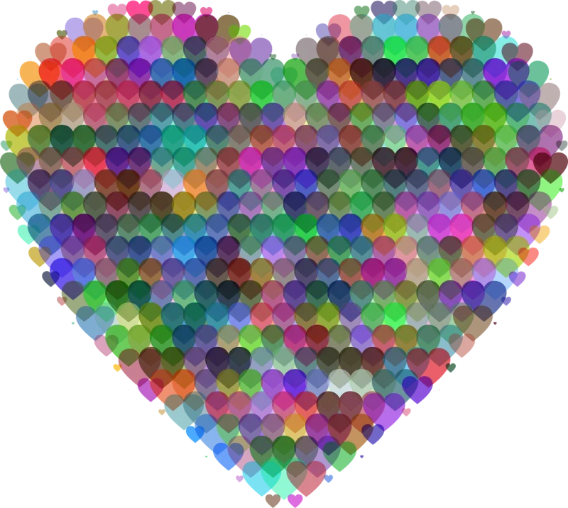 Heart Love Fractal Stickdatei – Herzen & Liebe