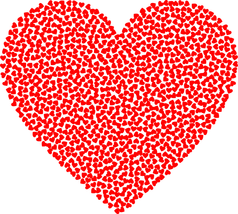 Heart Love Fractal Stickdatei – Herzen & Liebe