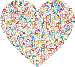 Heart Love Fractal Stickdatei