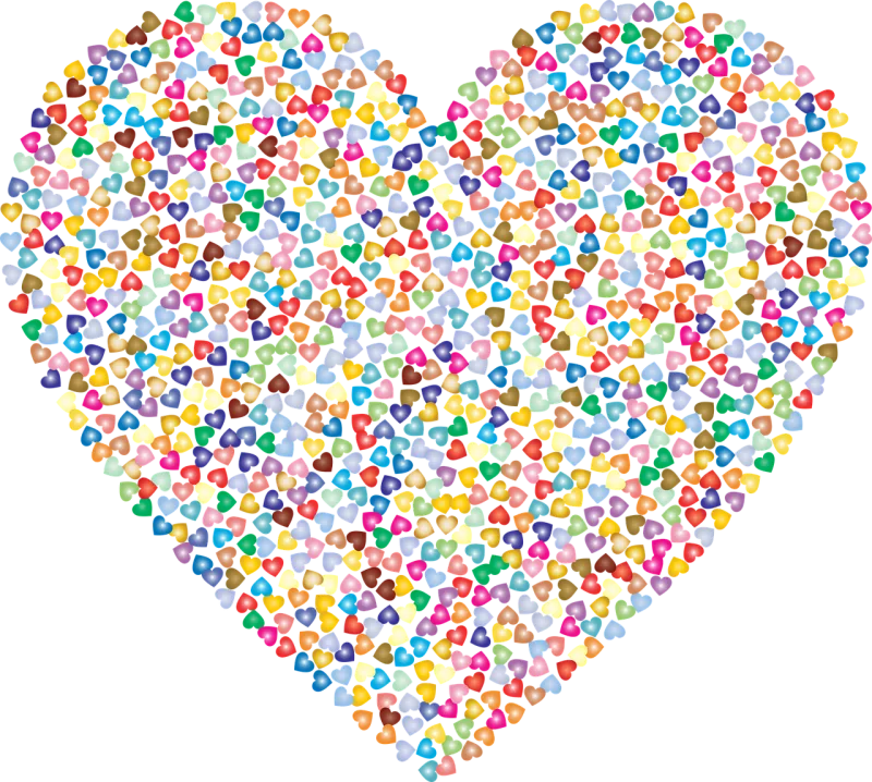 Heart Love Fractal Stickdatei – Herzen & Liebe
