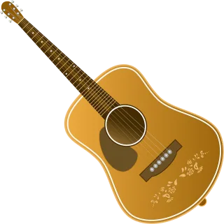 Guitar Music Instrument Stickdatei