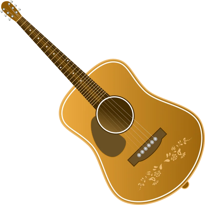 Guitar Music Instrument Stickdatei – Musik
