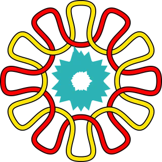 Round Star Colors Stickdatei – Weihnachten