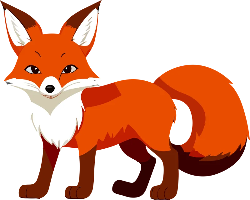 Ai generated Fox Canine Stickdatei – Tiere