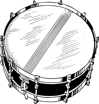 Drum Musical instrument Line art Stickdatei