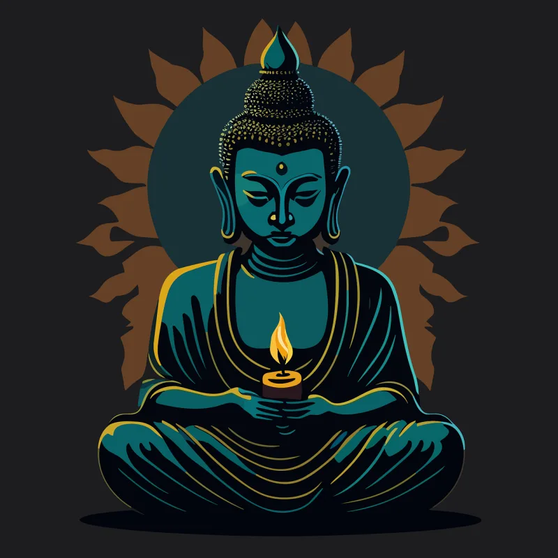 Buddha Meditation Yoga Stickdatei – Sport