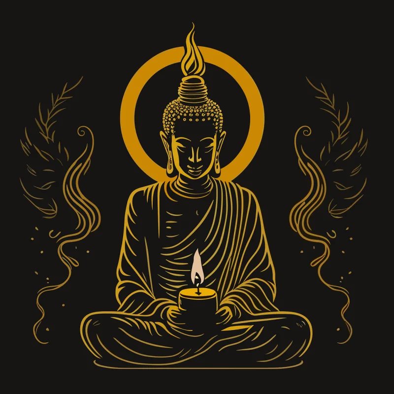 Buddha Meditation Yoga Stickdatei – Weihnachten