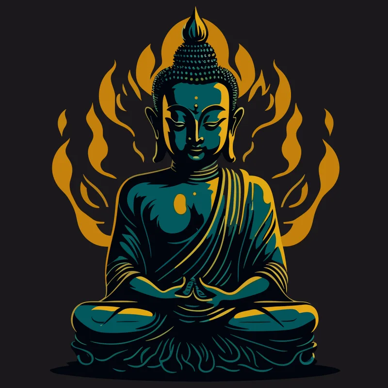 Buddha Meditation Yoga Stickdatei – Sport