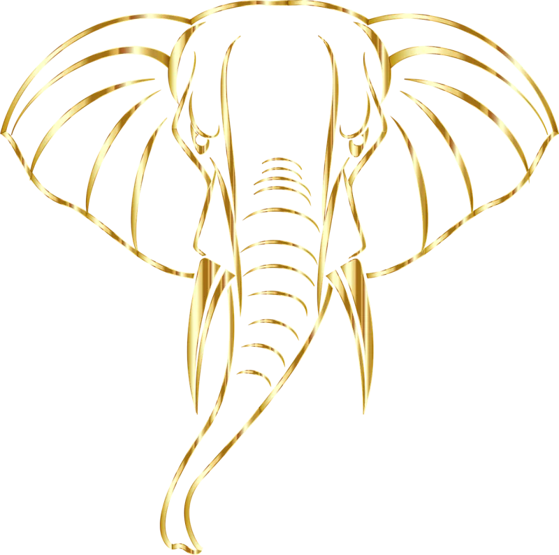 Elephant Animal Pachyderm Stickdatei – Tiere