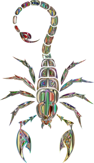 Scorpion Arachnid Animal Stickdatei