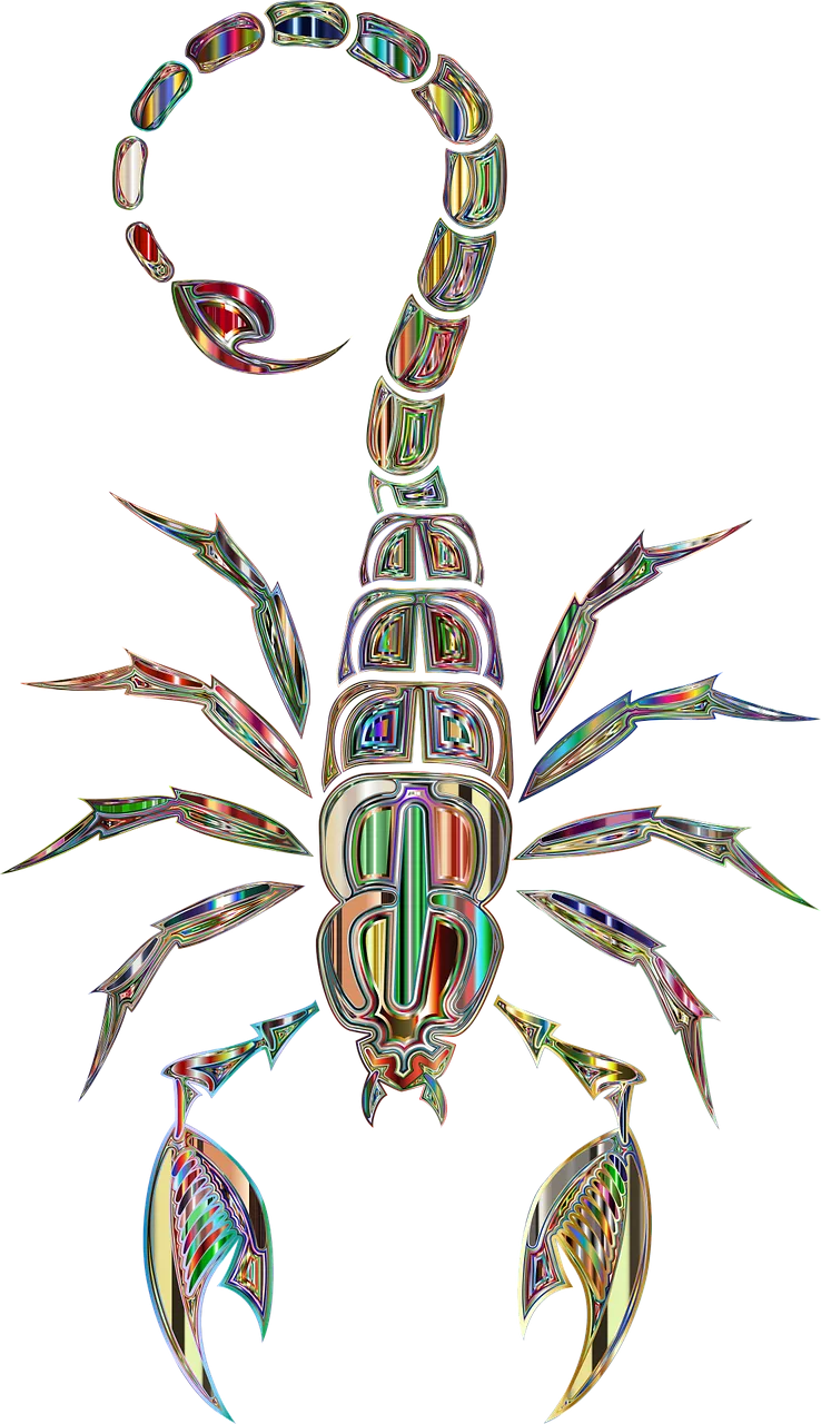 Scorpion Arachnid Animal Stickdatei – Kinder