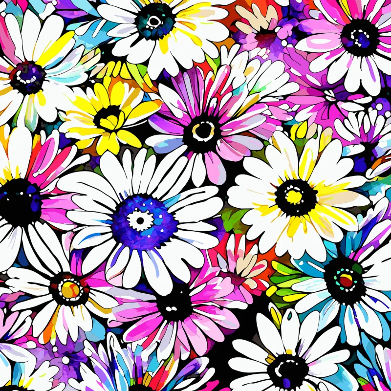 Ai generated Flower background Watercolor Stickdatei – Blumen