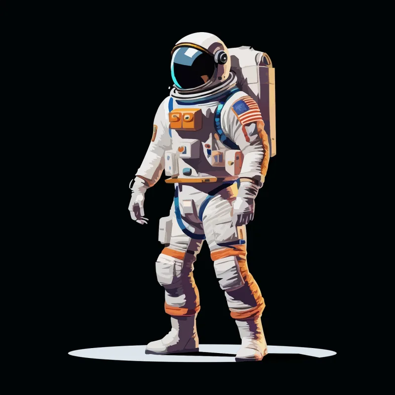 Astronaut Spaceman Spacesuit Stickdatei – Natur