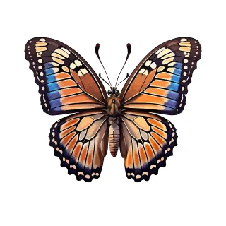 Butterfly Wings Insect Stickdatei