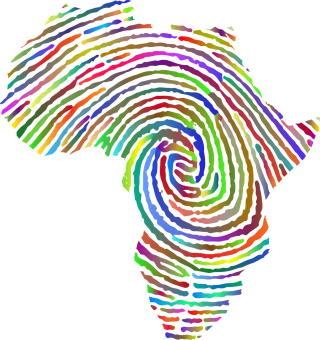 Fingerprint Africa Nature Stickdatei – Kinder