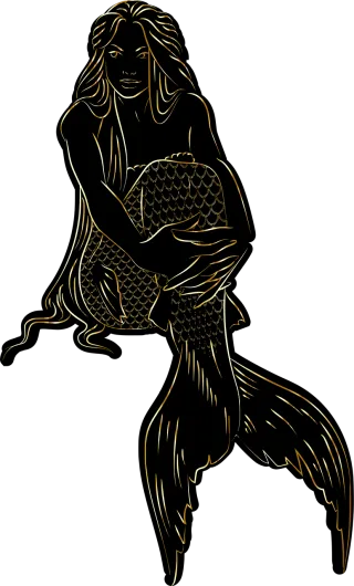 Woman Mermaid Siren Stickdatei