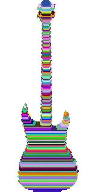 Guitar Musical instrument Abstract Stickdatei