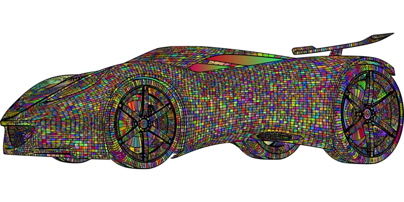 Lotus car Car Vehicle Stickdatei – Blumen