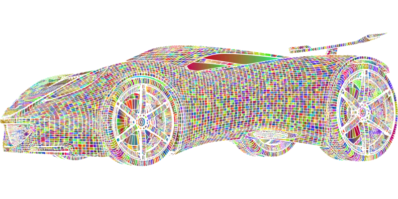 Lotus car Car Vehicle Stickdatei – Blumen