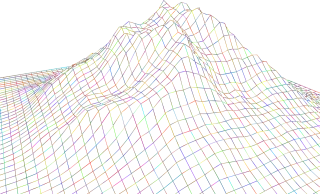 Mountain Hill Geometric Stickdatei