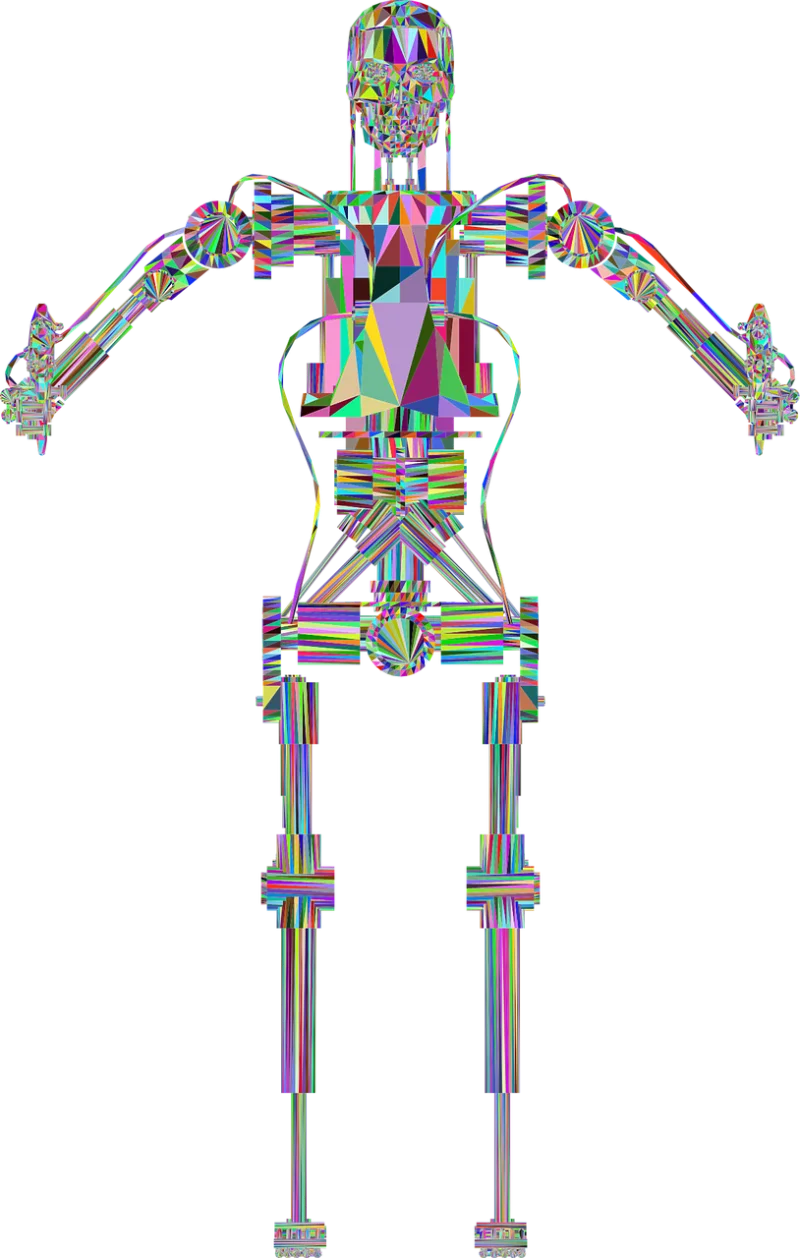 Terminator Robot Ai Stickdatei – Kinder