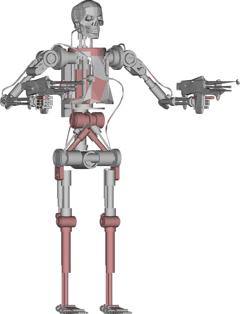 Terminator Robot Ai Stickdatei – Kinder
