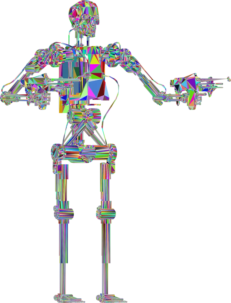 Terminator Robot Ai Stickdatei – Kinder
