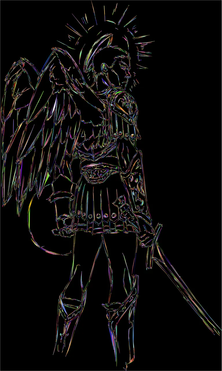Angel Warrior Wings Stickdatei – Weihnachten