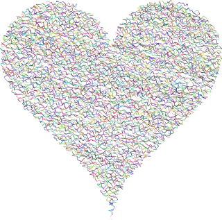 Heart Love Line art Stickdatei – Herzen & Liebe