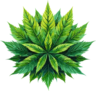 Ai generated Flower Weed Stickdatei