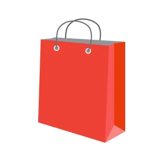Paper bag Red Shopping Stickdatei – Weihnachten